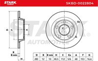 Stark SKBD-0022804 - Disco de freno