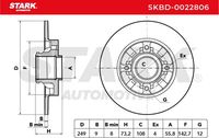 Stark SKBD0022806 - Disco de freno
