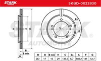 Stark SKBD0022830 - Disco de freno
