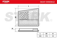 Stark SKAF0060642 - Filtro de aire