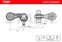Stark SKST-0230588 - Travesaños/barras, estabilizador