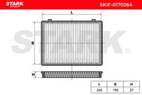 STARK SKIF0170264 - Filtro, aire habitáculo