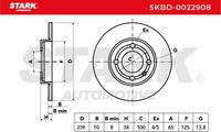 RIDEX 82B0758 - Disco de freno