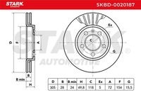 RIDEX 82B0698 - Disco de freno