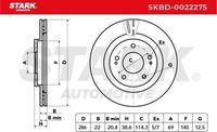 RIDEX 82B0163 - Disco de freno