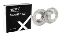 RIDEX 82B1573 - Disco de freno