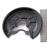 RIDEX 1330S0013 - Chapa protectora contra salpicaduras, disco de freno