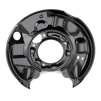 RIDEX 1330S0003 - Chapa protectora contra salpicaduras, disco de freno