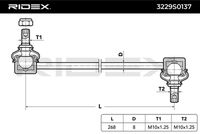 RIDEX 3229S0137 - Travesaños/barras, estabilizador