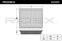 RIDEX 8A0269 - Filtro de aire