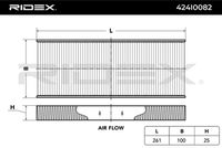 RIDEX 424I0082 - Filtro, aire habitáculo
