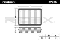 RIDEX 8A0288 - Filtro de aire