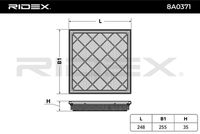 RIDEX 8A0371 - Filtro de aire