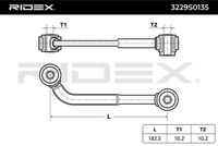 RIDEX 3229S0135 - Travesaños/barras, estabilizador