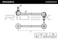 RIDEX 3229S0027 - Travesaños/barras, estabilizador