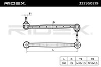 RIDEX 3229S0219 - Travesaños/barras, estabilizador