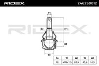 RIDEX 2462S0012 - Rótula de suspensión/carga