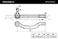 RIDEX 914T0015 - Rótula barra de acoplamiento