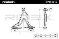 RIDEX 273C0048 - Barra oscilante, suspensión de ruedas