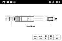 RIDEX 854S0036 - Amortiguador