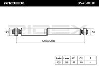RIDEX 854S0010 - Amortiguador
