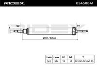 RIDEX 854S0841 - Amortiguador