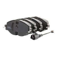 RIDEX 402B0587 - Juego de pastillas de freno