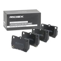 RIDEX 402B0493 - Juego de pastillas de freno
