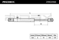 RIDEX 219G0165 - Muelle neumático, maletero/compartimento de carga