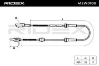 RIDEX 412W0108 - Sensor, revoluciones de la rueda