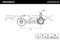 RIDEX 3229S0049 - Travesaños/barras, estabilizador