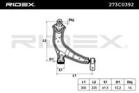 RIDEX 273C0392 - Barra oscilante, suspensión de ruedas