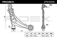 RIDEX 273C0049 - Barra oscilante, suspensión de ruedas