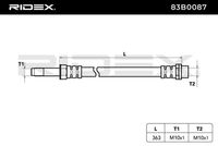 RIDEX 83B0087 - Tubo flexible de frenos