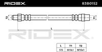 RIDEX 83B0152 - Tubo flexible de frenos