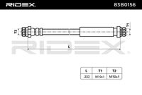 RIDEX 83B0156 - Tubo flexible de frenos