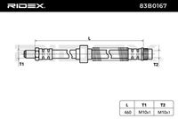 RIDEX 83B0167 - Tubo flexible de frenos