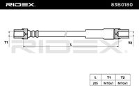 RIDEX 83B0180 - Tubo flexible de frenos
