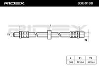RIDEX 83B0188 - Tubo flexible de frenos