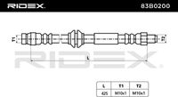 RIDEX 83B0200 - Tubo flexible de frenos