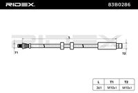 RIDEX 83B0286 - Tubo flexible de frenos