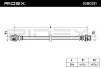 RIDEX 83B0331 - Tubo flexible de frenos