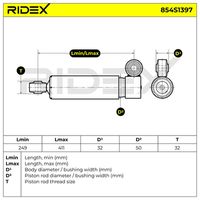 RIDEX 854S1397 - Amortiguador