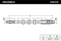 RIDEX 83B0118 - Tubo flexible de frenos