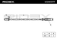 RIDEX 412W0177 - Sensor, revoluciones de la rueda