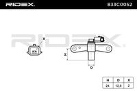 RIDEX 833C0052 - Generador de impulsos, cigüeñal