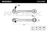 RIDEX 273C0982 - Barra oscilante, suspensión de ruedas