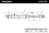 RIDEX 219G0906 - Muelle neumático, maletero/compartimento de carga