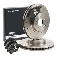 RIDEX 3405B0248 - Kit frenos, freno de disco
