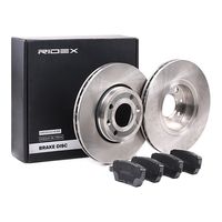 RIDEX 3405B0233 - Kit frenos, freno de disco